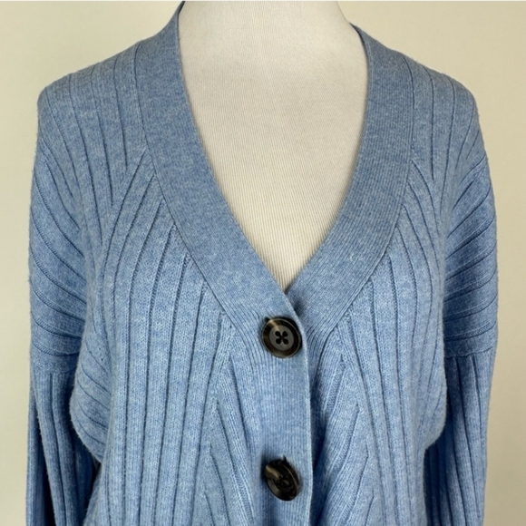 Cabi Scenic Cardigan Style # 5831 Light Blue Button Front Sweater - Size Large - Picture 2 of 15